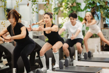 Pilates group class Bangkok Asoke