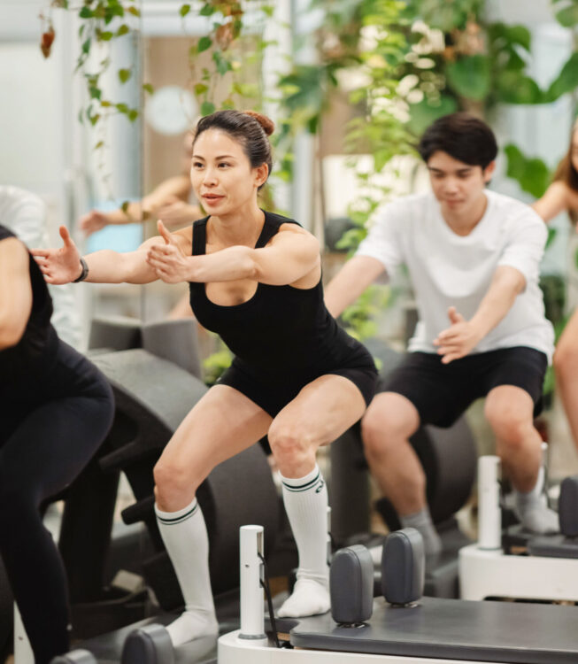 Pilates group class Bangkok Asoke