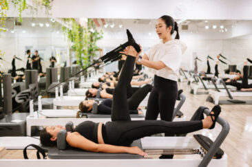 Pilates group class Bangkok Asoke