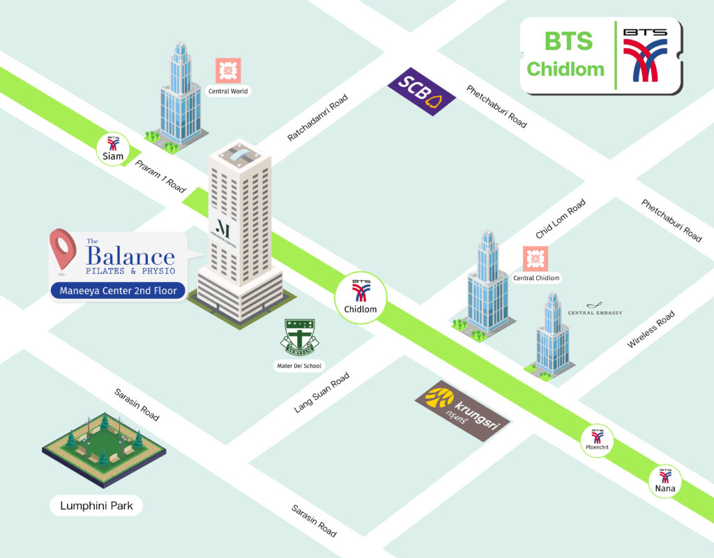 The Balance Pilates Chidlom - The Balance Studio - T.092 2469 462